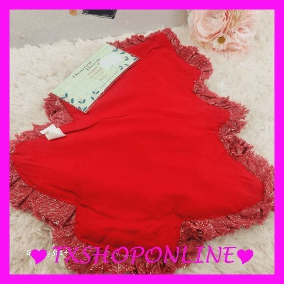 Set of 2 { Desired Decor } | christmas | tree shaped placemat NWT - Picture 3 of 4